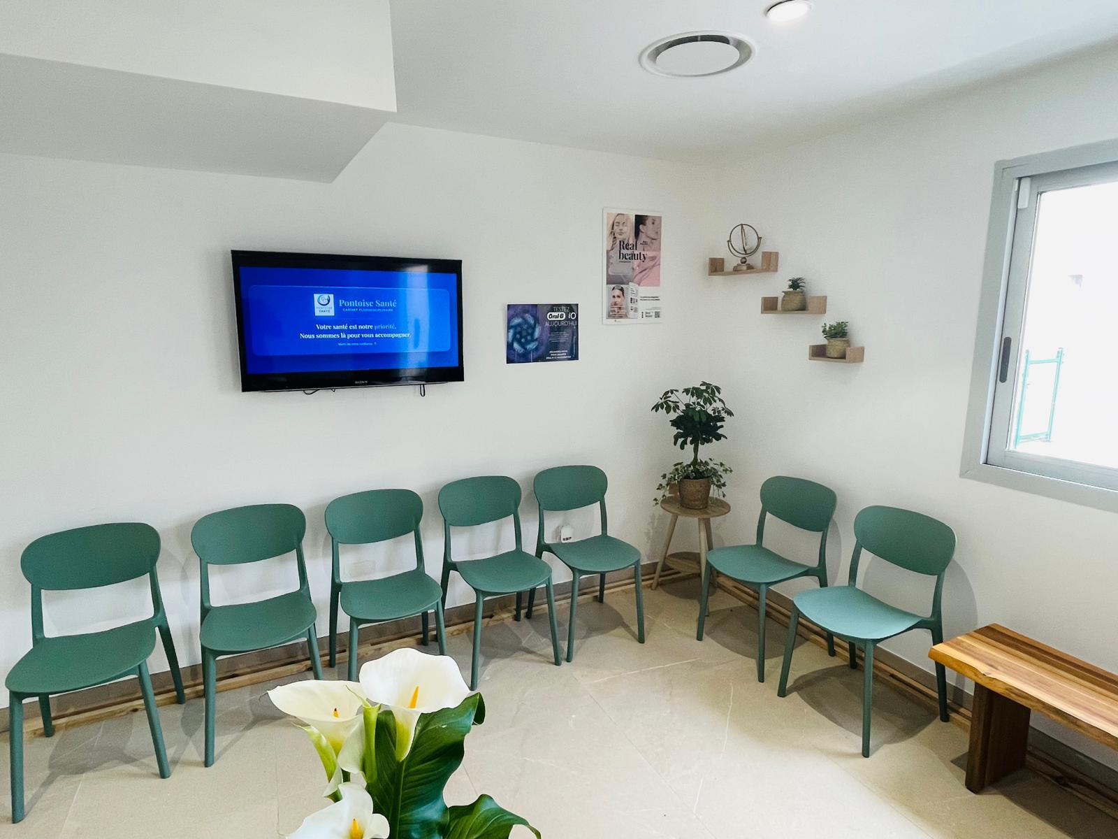 Salle d'attente du cabinet dentaire